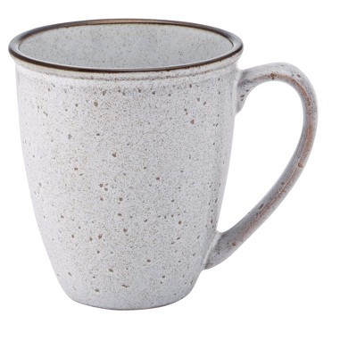 Barrett White Speckled Ceramic 16-Piece Dinnerware Set, Service for 4