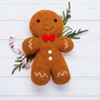 The Lakeside Collection Holiday Shaped Accent Pillows - Gingerbread - 2 of 4