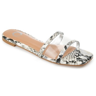Journee Collection Womens Ramira Slide Flat Sandals