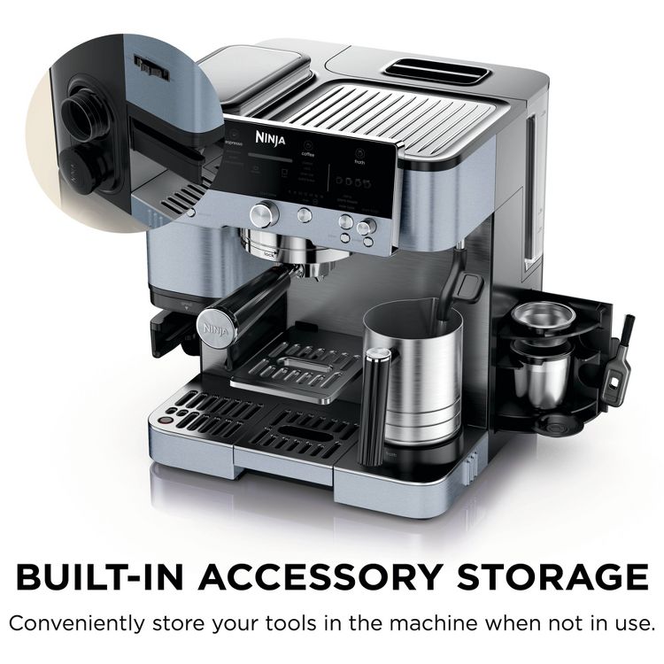 Ninja Luxe Café Premier Series 3-in-1 Espresso, Coffee and Cold Brew Machine, 6 of 11