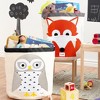 3 Sprouts Kids Storage Basket - Snowy Owl - 2 of 4