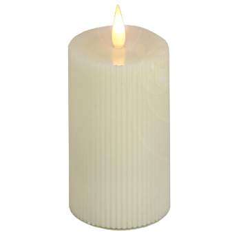 11" HGTV LED Real Motion Flameless Ivory Candle Warm White Lights - National Tree Company