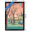 Trends International Utagawa Hiroshige - Plum Garden at Kamata Framed Wall Poster Prints - 3 of 4
