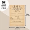 Sparkle and Bash 50-Sheets Baby Shower Prediction and Advice Cards for Parents to Be, Gender Neutral Gender Reveal Games (5x7 in) - 4 of 4