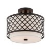 Livex Lighting Arabesque 2 - Light Semi-Flush Mount in  English Bronze - 4 of 4