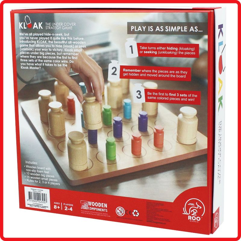 ROO GAMES Kloak: Strategy Board Game for Kids and Adults, 5 of 6