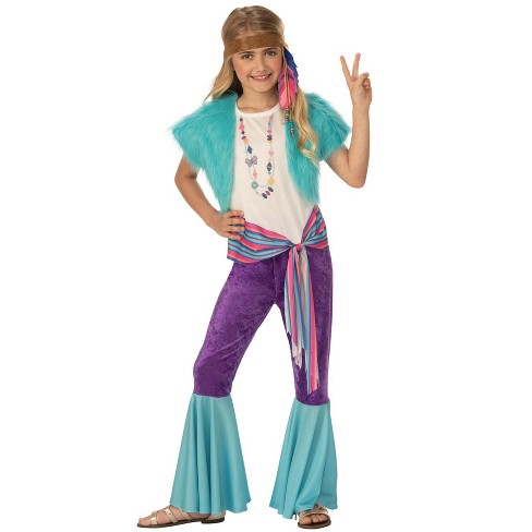 Rubie's Girl's Hippy Halloween Costume Small : Target