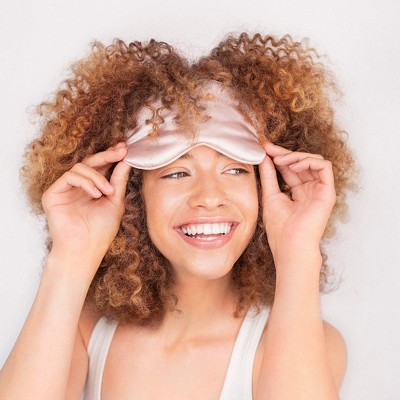 Kitsch Satin Sleep Eye Mask - Blush