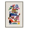 Kate and Laurel Sylvie 3 Cats Framed Canvas by Rachel Lee of My Dream Wall - 2 of 4