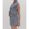 Women's Quilted Tie Vest - entro - 2 of 4