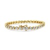 Haus of Brilliance Silver 1/4 Cttw Diamond Round Miracle Plate and "S" Link Tennis Bracelet - 2 of 4