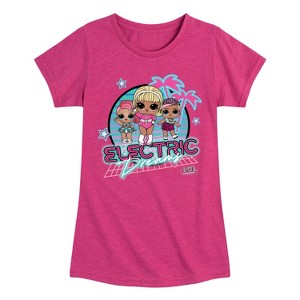 Girls' - LOL Surprise! - Electric Dreams Fitted Short Sleeve Graphic T-Shirt - 1 of 4