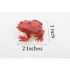 Collectible Wildlife Gifts | Tomato Frog, Hand Painted, Amphibian, Hard Rubber, Realistic Frog, Model,  Toy,  Educational, Gift,    2"    F4078 B54 - 2 of 4
