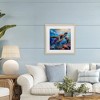 Stupell Industries Rainbow Sea Turtle & Bubbles Framed Print Under Glass Art - 3 of 4