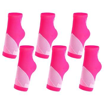 Unique Bargains Ankle Support Braces Adjustable Breathable Ankle Wrap Brace for Sports Running 3 Pair