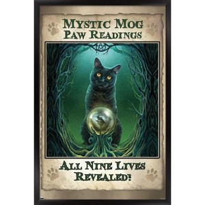 Trends International Lisa Parker - Mystic Mog Framed Wall Poster Prints - 1 of 4