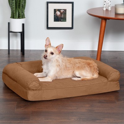 Medium Toasted Brown Orthopedic Foam Sofa Pet Bed