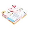 Hudson Baby Infant Girl Flannel Cotton Washcloths, Soft Painted Floral 10 Pack, One Size - image 2 of 4