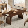 70-Inch Wooden Dining Table for 6 to 8 People, Farmhouse Kitchen Table, Rectangular Dinner Table with Large Tabletop - 4 of 4