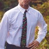 Crazy Dog T-Shirts Zombies Eat Brains Don't Worry You're Safe Necktie Funny Neckties for Men Halloween Tie Mens Novelty Neckties - 2 of 4