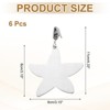 Unique Bargains Stainless Steel Starfish Shape Tablecloth Weight Clips Silver 3.15" x 3.15" - 2 of 4