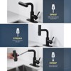 WOWOW 11.3 in. Single Handle Pull Down Sprayer Kitchen Faucet with Advanced Spray - 3 of 4