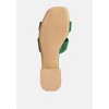 rum cake cross strap rhinestone Womens sandals - 4 of 4
