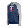 MLB Minnesota Twins Women's Lightweight Bi-Blend Hooded Sweatshirt - image 3 of 4