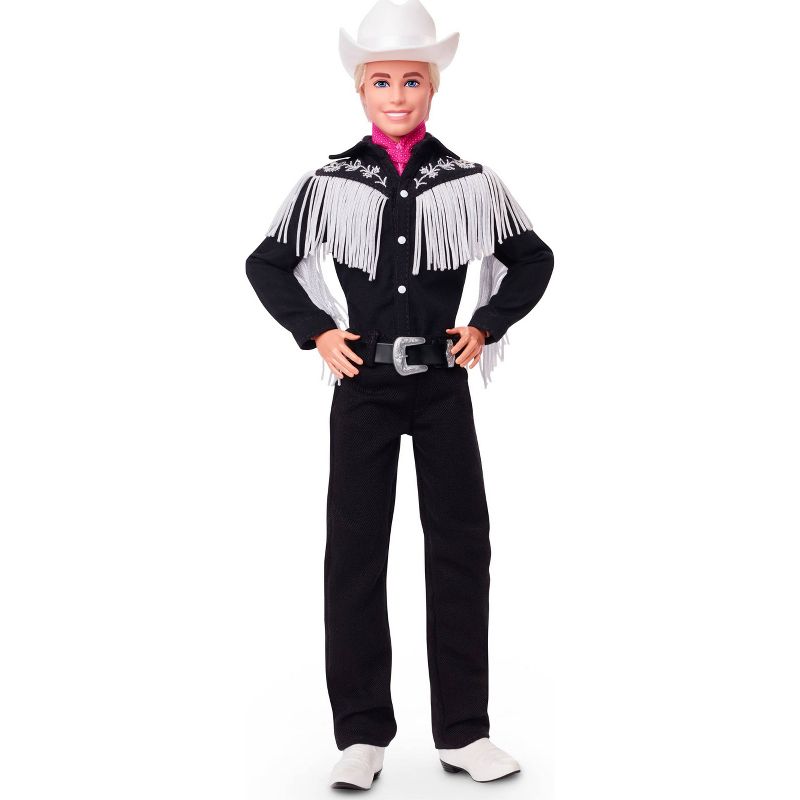 Barbie The Movie Collectible Ken Doll Wearing Black and White Western Outfit (Target Exclusive), 1 of 14