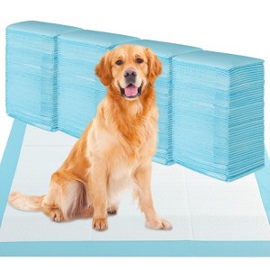 Tangkula 36"x 36"(200 Counts) Dog Potty Training Pads Puppy Pee Pads w/ Quick-Drying - 1 of 4