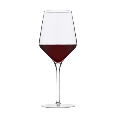 Greenwich Signature Angular Bowl 16-Ounce Wine Glasses Set of 4