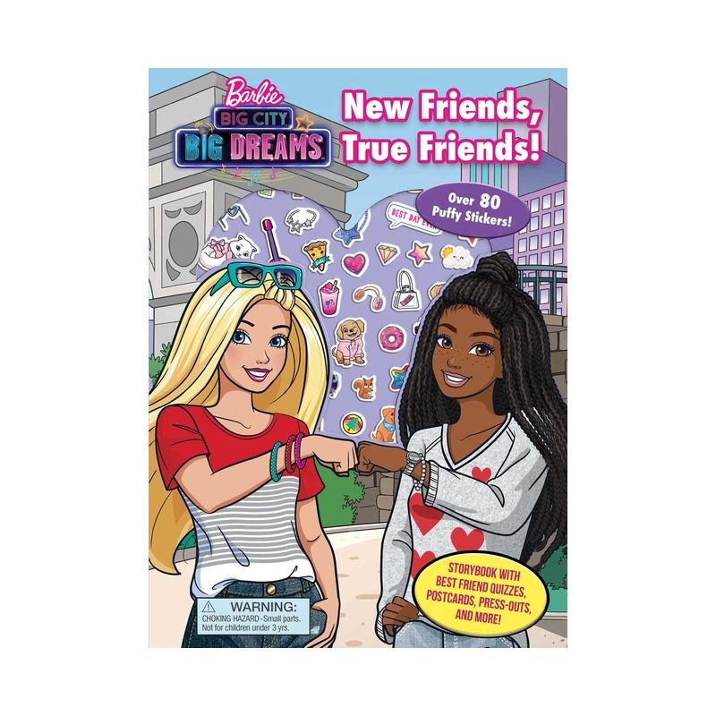 Barbie: Big City Big Dreams: New Friends, True Friends - (Puffy Stickers) by  Devra Newberger Speregen (Paperback), 1 of 9