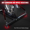 Adjustable Motorcycle Wheel Chock Stand Heavy Duty 1800lb Weight Capacity, Stand Steel Construction Motorcycle Stand Holder for 15"-22" Wheels - 2 of 4