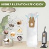 Nispira AH10000 Type Q HEPA Vacuum Bags compatible with Hoover Platinum Upright Vacuum UH30010COM UH30010CCA UH30010, 6 Packs - 3 of 4