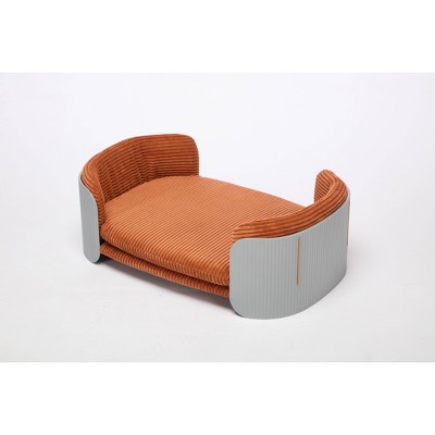 ROOMTEC Cat Couch Bed, Pet Sofa for Indoor Cats w/Removable Mattress Cover Suitable for Mid or large animal