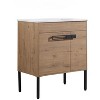 SEVOBAL Bathroom Storage Cabinets Playroom Freestanding Vanity Modern Storage for Kids Bathroom, Beige, 29.3"*17.9"*34.3" - 2 of 4