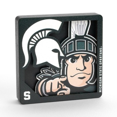 NCAA Michigan State Spartans 3D Logo Magnet