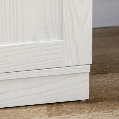 White 14-Tier Freestanding Kitchen Pantry Cabinet