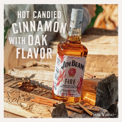 Jim Beam Kentucky Fire Bourbon Whiskey - 750ml Bottle