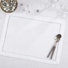 Saro Lifestyle Embroidered Line Design Placemat (Set of 4) - 4 of 4