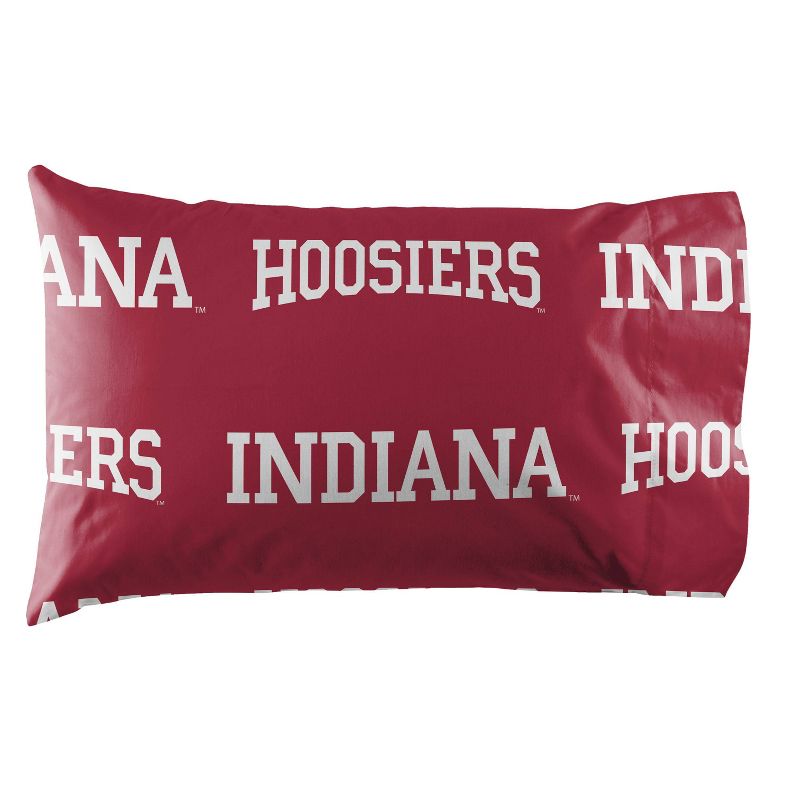 NCAA Indiana Hoosiers Rotary Bed Set - Full, 3 of 4