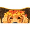 C&F Home 8" x 8" Golden Lab Retriever Dog with Leave Crown Printed Small Petite Accent Throw Pillow - 2 of 4