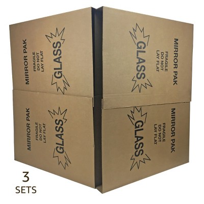 Set of 3 Large Picture and Mirror Moving Boxes