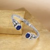 Ross-Simons Lapis Bali-Style Dragonfly Cuff Bracelet in Sterling Silver and 18kt Yellow Gold - 4 of 4