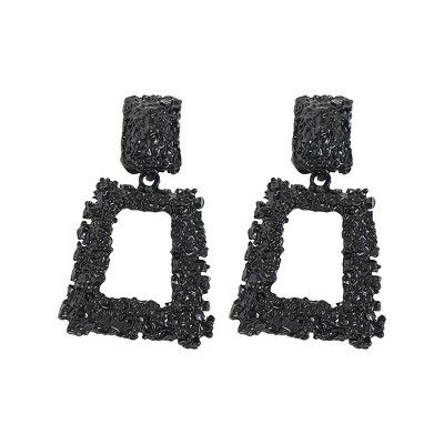 SOHI Women's Corroded Drop Earrings