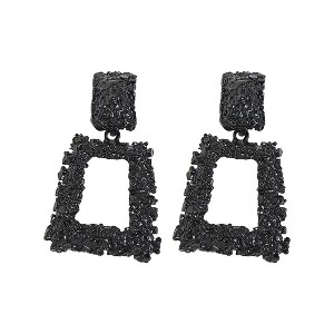 SOHI Women's Corroded Drop Earrings - 1 of 3
