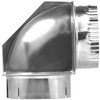 Builder's Best SAF-T Metal Single Elbow Dryer Vent Duct Kit, Transition Duct with 4-Inch Diameter and 8-Feet Length, Designed for 90-Degree Turns - 4 of 4