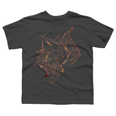 Boy's Design By Humans Fox By LouJah T-Shirt