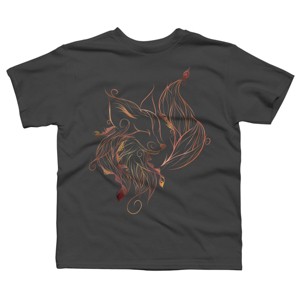 Boy's Design By Humans Fox By LouJah T-Shirt - 1 of 2