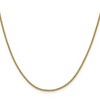 Chisel Stainless Steel Polished Yellow IP-plated 1.5mm 22" Curb Chain Necklace - 3 of 4